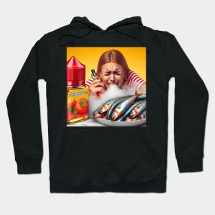 vape with sardines flavor Hoodie